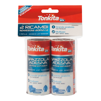 TONKITA SPAZZOLA ADESIVA RICAMBI X2