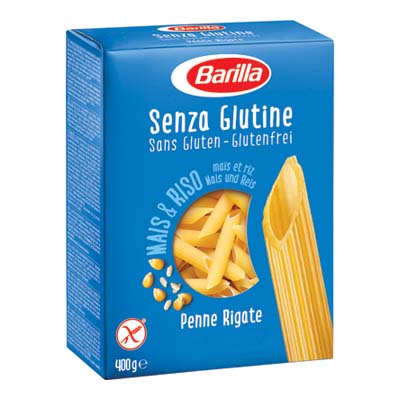 BARILLA GR.400 PENNE RIGATE SENZA GLUTINE