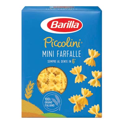 BARILLA PICCOLINI GR.500 FARFALLE