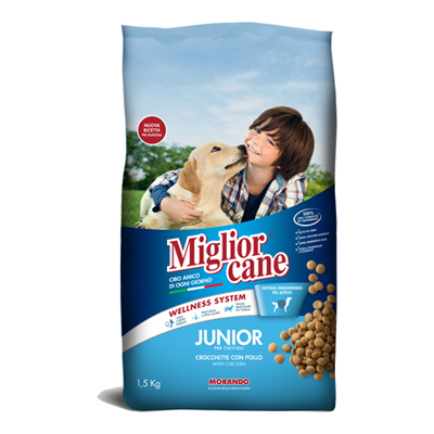 MIGLIOR CANE CROCCHETTE POLLOJUNIOR KG 1,5