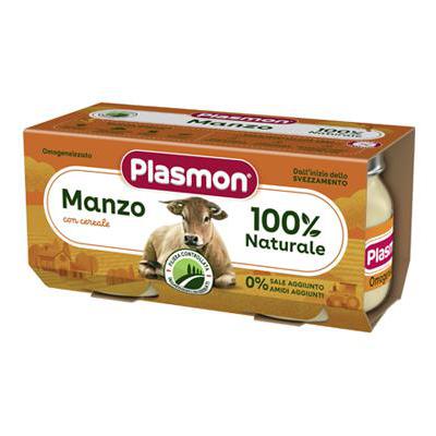 PLASMON OMOGENEIZZATO CARNE GR.80X2 MANZO