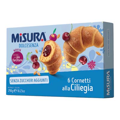 MISURA CORNETTI SENZA ZUCCHEROCILIEGIA GR.298    SENZA OLIO