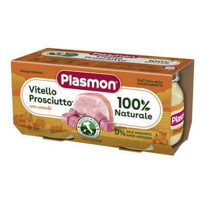 PLASMON OMOGENEIZZATO CARNE GR.80X2 VITELLO/PROSCIUTTO COTTO