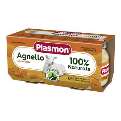 PLASMON OMOGENEIZZATO CARNE GR.80X2 AGNELLO