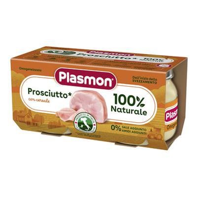 PLASMON OMOGENEIZZATO CARNE GR.80X2 PROSCIUTTO COTTO