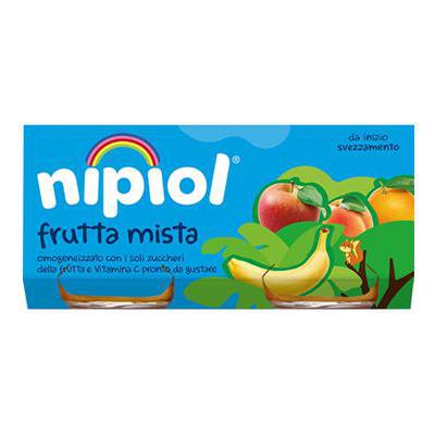 NIPIOL OMOGENEIZZATO FRUTTA GR.80X2 FRUTTA MISTA