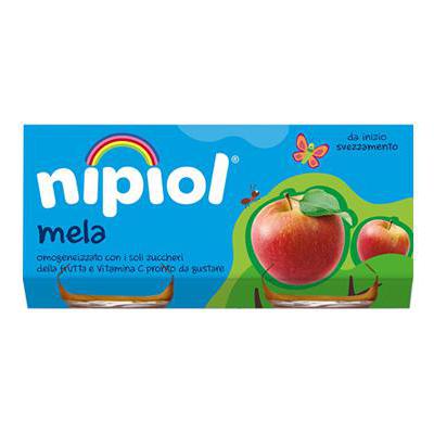 NIPIOL OMOGENEIZZATO FRUTTA GR.80X2 MELA