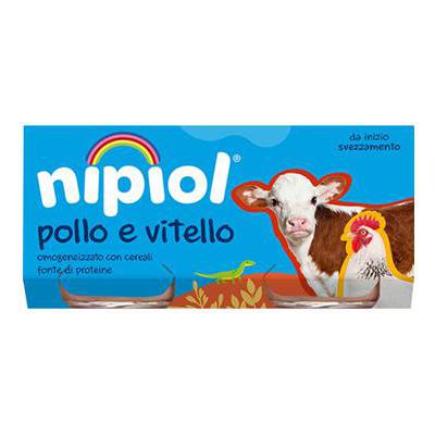 NIPIOL OMOGENEIZZATO CARNE GR.80X2 VITELLO/POLLO