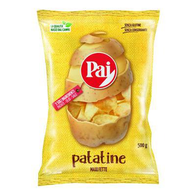 PAI PATATINE CHIPS TRASPARENTIGR.500