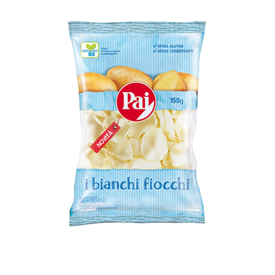 PAI PATATINE BIANCHI FIOCCHI TRASPARENTI GR.150