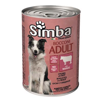 SIMBA DOG BOCCONI CARNE GR.400