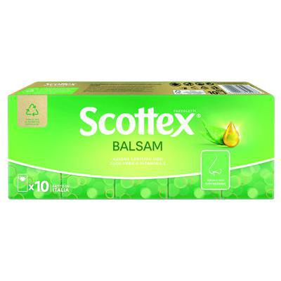 SCOTTEX FAZZOLETTI BALSAMICI 4VELI X 10 PZ.