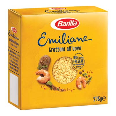 BARILLA PASTINA UOVO GRATTONIGR.250/275 N116