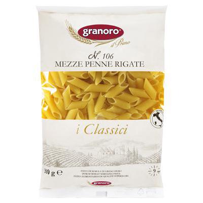 GRANORO GR.500 MEZZE PENNE RIGATE NR.106