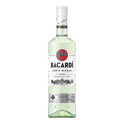 BACARDI CARTA BLANCA 37.5 CL.100