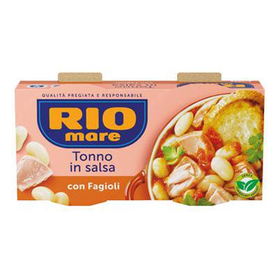 RIO MARE CONGUSTO/CON SALSA TONNO+FAGIOLI GR.160X2