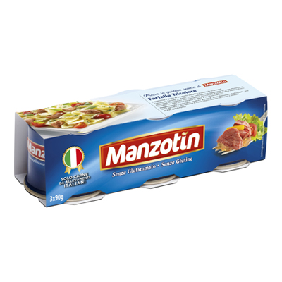 MANZOTIN CARNE GR.90X3