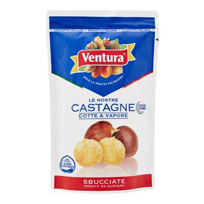 VENTURA CASTAGNE SBUCCIATE GR.100 COTTE A VAPORE