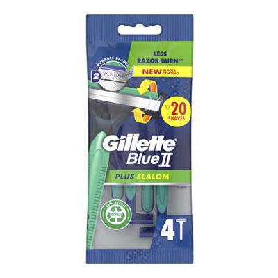 GILLETTE RASOIO BLUE II PLUS SLALOM X 4 U&G