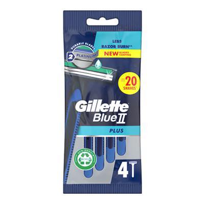 GILLETTE RASOI BLUE II PLUS RASOIO U&G X4