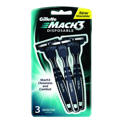 GILLETTE MACH3 RASOI USA & GETTA X 3 PZ.