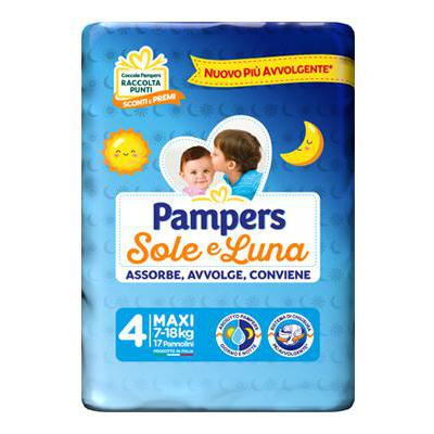 PAMPERS SOLE E LUNA MAXI X 18