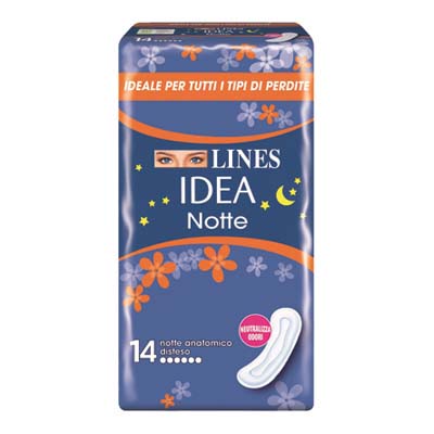 LINES IDEA NOTTE EXTRA LUNGO X14