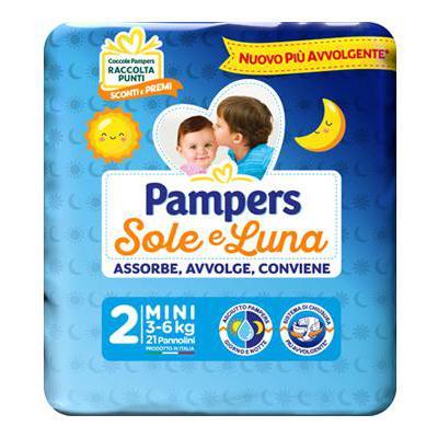 PAMPERS SOLE E LUNA MINI X 21