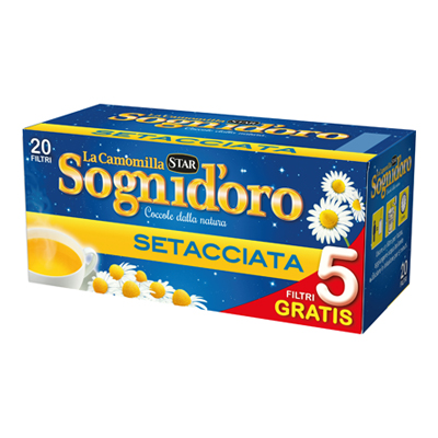 SOGNI D'ORO CAMOMILLA SETACCIATA 15+5 FILTRI