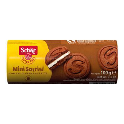 SCHAR MINI SORRISI GR.100BISCOTTI CACAO FARCITI LATTE