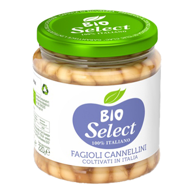 SELECT BIO GR.290 FAGIOLI CANNELLINI VASO VETRO