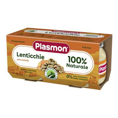 PLASMON OMO LENTICCHIE GR.80X2