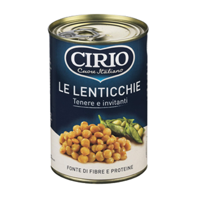 CIRIO LENTICCHIE SCATOLA GR.400