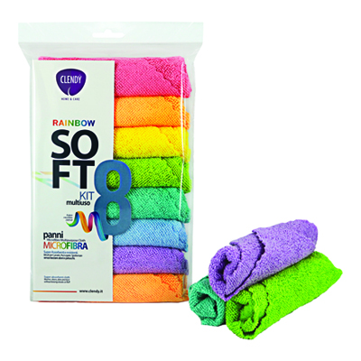 CLENDY PANNI RAINBOW SOFT 8 PEZZI