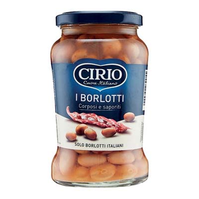 CIRIO FAGIOLI BORLOTTI VASO VETRO GR.370