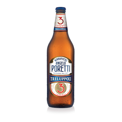 BIRRA PORETTI 3 LUPPOLI CL.66VOL.4.8%