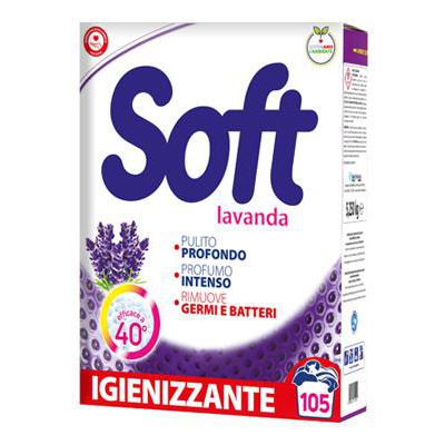 SOFT 100+5 MISURINI VALIGETTALAVANDA KG.5,25