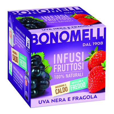 BONOMELLI INFUSO UVA NERA E FRAGOLA 12 FILTRI