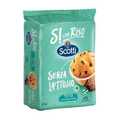 SCOTTI MUFFIN CON RISO E GOCCECIOCCOLATO GR.252