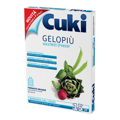 CUKI SACCHETTI GELO+ GRANDI PZ.15 CM.29X42