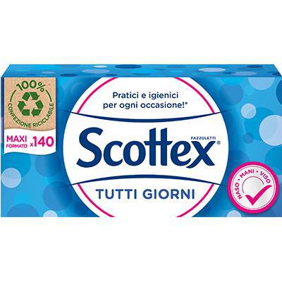 SCOTTEX FAZZOLETTI TUTTI I GIORNI 2 VELI BOX X 14 0