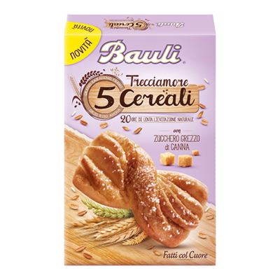 BAULI TRECCIAMORE 5 CEREALI CON ZUCCHERO DI CANNA X 5