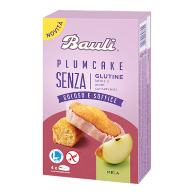 BAULI PLUMCAKE MELA X 4SENZA