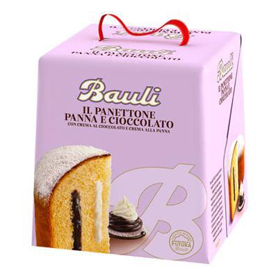 BAULI IL PANETTONE PANNA E CIOCCOLATO GR.700