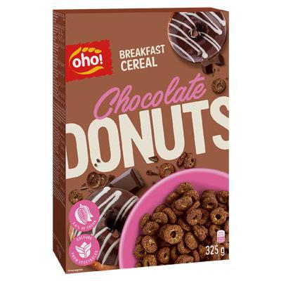 OHO! CEREALI DONUTS CHOCOLATEGR.325