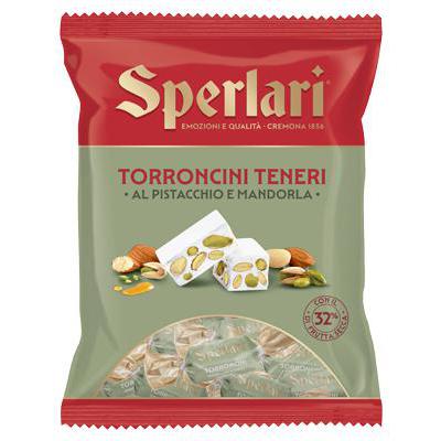 SPERLARI TORRONCINI TENERI PISTACCHIO/MANDORLA GR.117