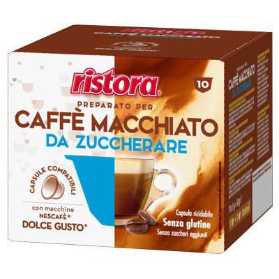 RISTORA CAFFE'MACCHIATO DA ZUCCHER.X10 CAPS DOLCEG