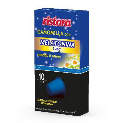 RISTORA CAMOMILLA/MELATONINA 10 CPS(1MG)INTEGRATORDOLCE GUST