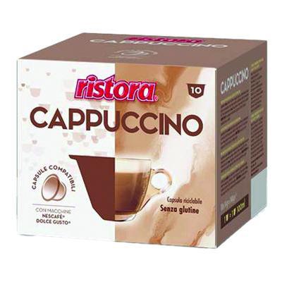 RISTORA CAPPUCCINO 10 CAPS COMPATIBILE NESCAFE'    DOLCEGUST