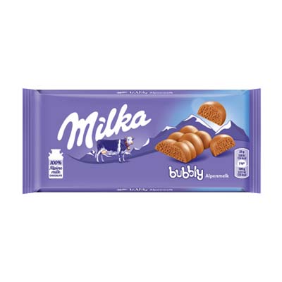 MILKA TAVOLETTA CIOCCOLATO BUBBLY GR.90